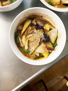 根菜茄子きな粉コク旨生姜味噌味野炒め-レシピのメイン写真