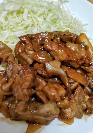 厚切り豚肉のトンテキ～♡スタミナ料理♪-レシピのメイン写真
