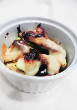 ズッキーニとハムの味噌チーズグラタン-レシピのメイン写真