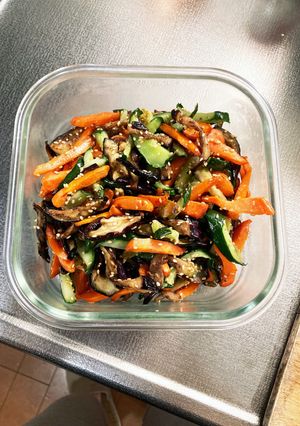 うちご飯7 3色野菜のナムル-レシピのメイン写真