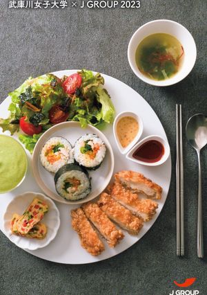 韓国料理でまんじょぐプレート-レシピのメイン写真