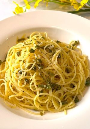 青唐辛子とレモンのガーリックパスタ-レシピのメイン写真
