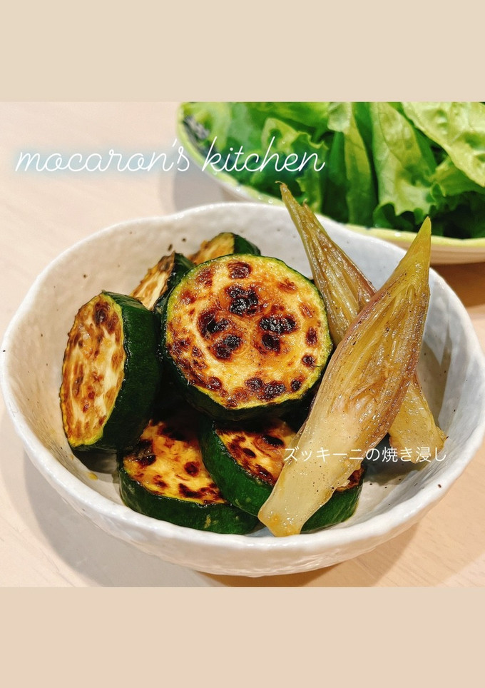 めんつゆで簡単☆ズッキーニの焼き浸し-レシピのメイン写真