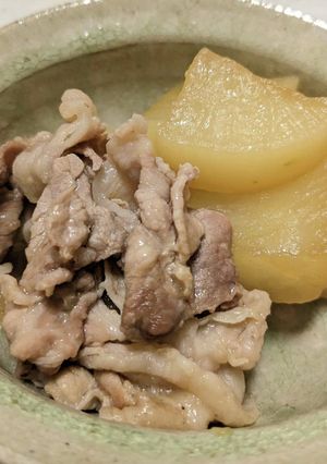 フライパンで簡単！豚バラ大根煮-レシピのメイン写真