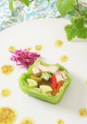 夏野菜をたっぷり入れたチキンテリーヌ-レシピのメイン写真