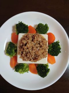 豆腐のひき肉あんかけ-レシピのメイン写真