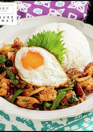 簡単！3つのコツで本格和風ガパオライス-レシピのメイン写真