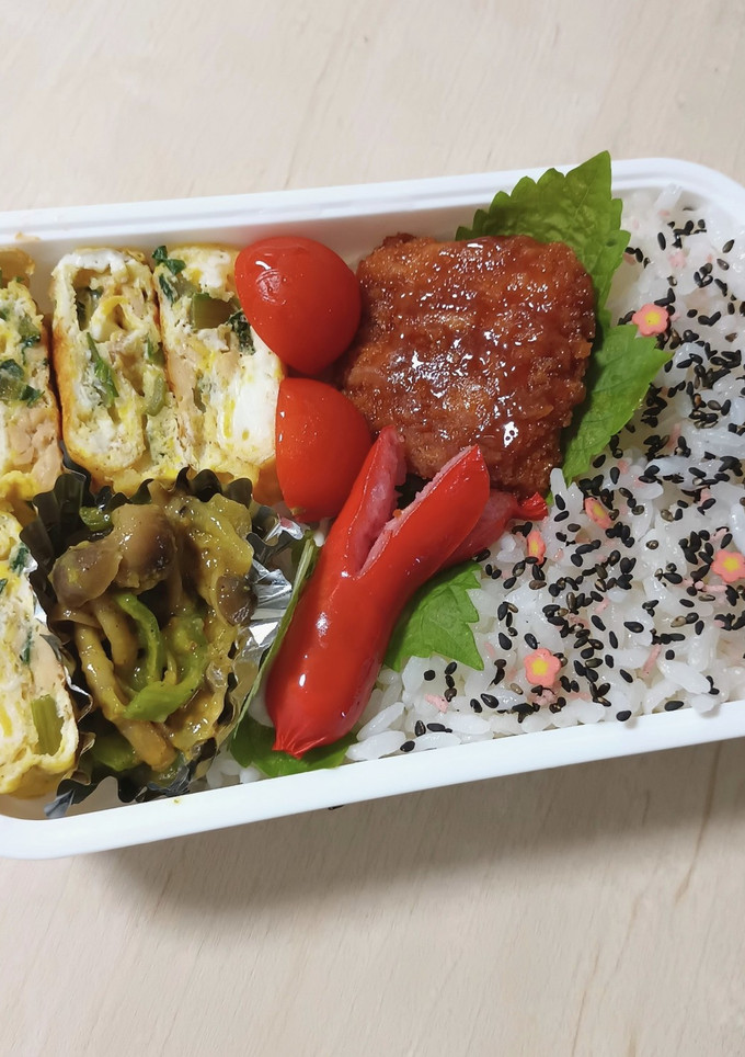 高校生のお弁当2023.6.15-レシピのメイン写真