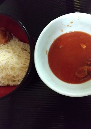 トマトジュースつけ麺-レシピのメイン写真