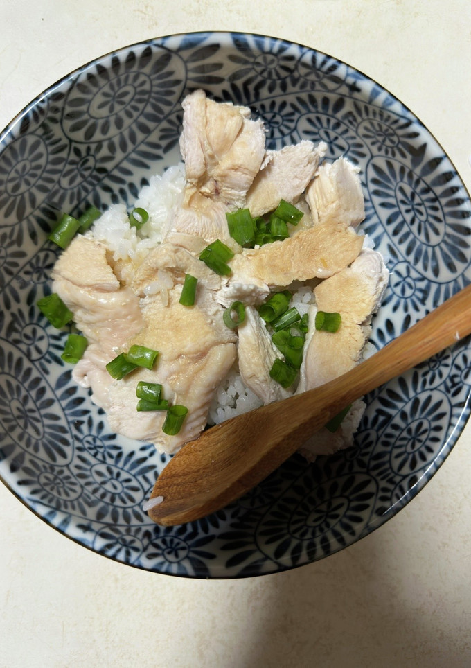 簡単！ゆで鶏とねぎの和風タレ丼♪-レシピのメイン写真