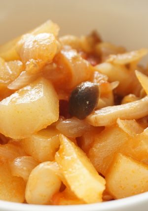 豚肉のトマト煮込み☆給食メニュー-レシピのメイン写真