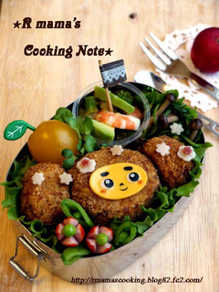 チェブラーシカのコロッケ弁当♪-レシピのメイン写真