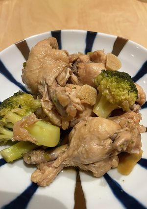 手羽元とブロッコリーのあっさり煮-レシピのメイン写真