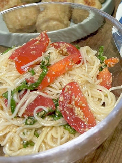 トマトと大葉のそうめん-レシピのメイン写真