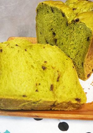 ほぼホームベーカリーで♪抹茶ブレッド-レシピのメイン写真