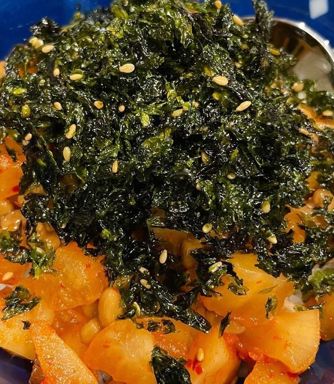 納豆キムチごはんの韓国風-レシピのメイン写真