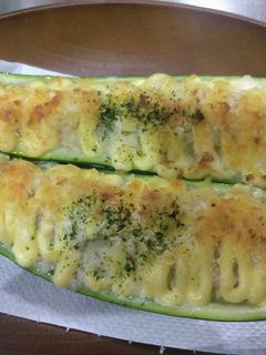 ズッキーニのシーチキンマヨ焼き-レシピのメイン写真
