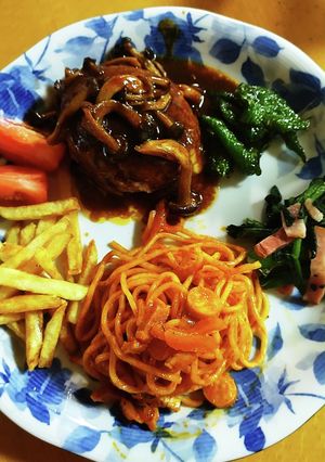 手捏ねハンバーグ-レシピのメイン写真