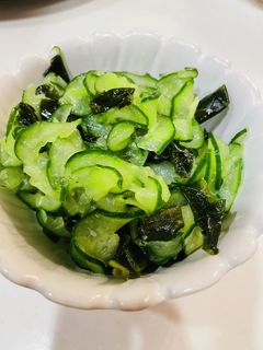 きゅうりとワカメの酢の物-レシピのメイン写真