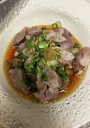 砂ずりのぽん酢かけ♪-レシピのメイン写真