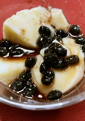 豆乳葛ねりの黒千石シロップがけ-レシピのメイン写真