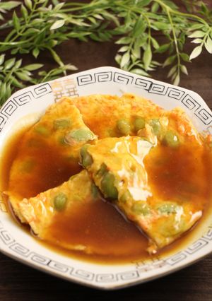 簡単！かに玉風枝豆卵☆芙蓉蟹風-レシピのメイン写真