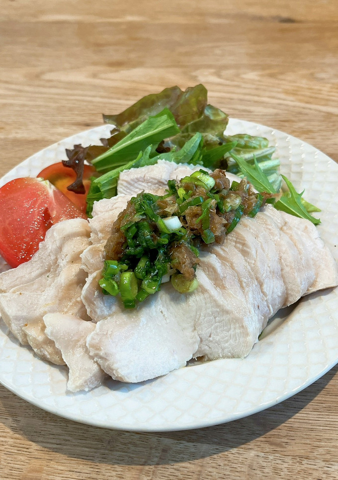 しっとり＊鶏胸肉の和風ネギソースのせ-レシピのメイン写真