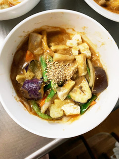 肉無豆腐簡単きな粉ガーリック味野菜炒め-レシピのメイン写真