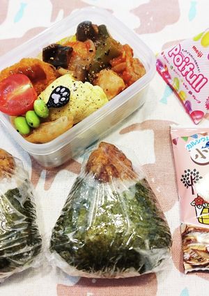 高１！男子弁当！ラタトゥイユオムレツ38-レシピのメイン写真