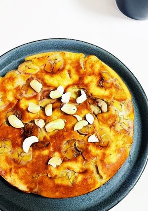 フライパンで簡単！米粉バナナパンケーキ-レシピのメイン写真