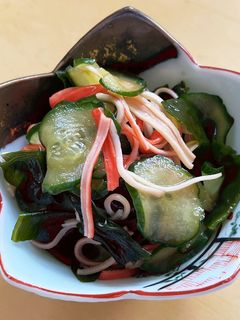 きゅうりとわかめとカニカマのポン酢和え-レシピのメイン写真