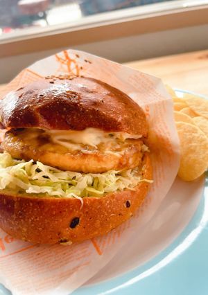 チキンフリッター　照焼きバーガー-レシピのメイン写真