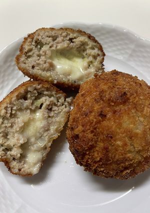 チーズ入りメンチカツ-レシピのメイン写真