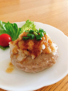 やわらか~♪ 和風おろし黒豚ハンバーグ-レシピのメイン写真