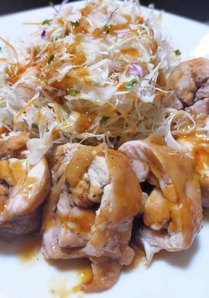 鶏もも肉のレンジチャーシュー-レシピのメイン写真