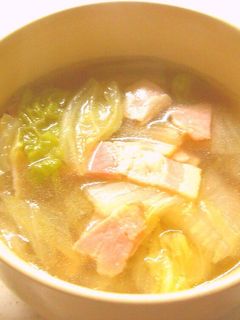 *超簡単♪白菜生姜スープ*-レシピのメイン写真
