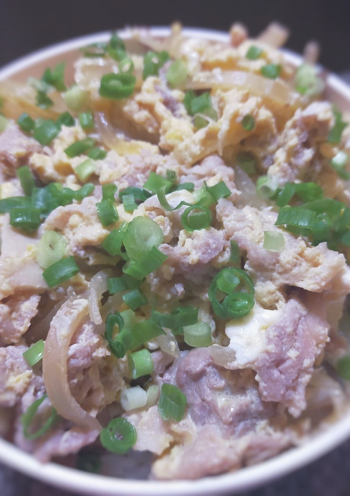豚肉と卵のとろとろ丼-レシピのメイン写真
