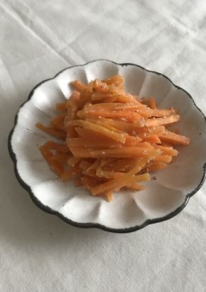 （地産地消）万福寺人参の味噌バターソテー-レシピのメイン写真