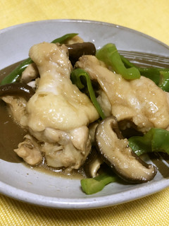 鶏手羽としいたけのポン酢煮-レシピのメイン写真