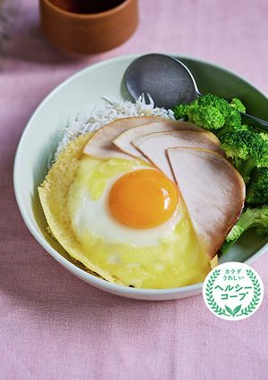 ハムチーズエッグ丼-レシピのメイン写真
