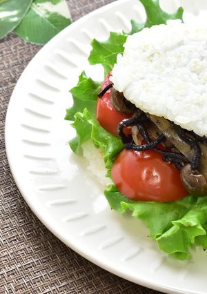 ひじき煮のライスバーガー-レシピのメイン写真