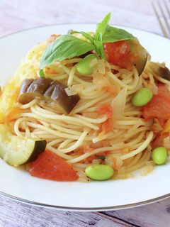 夏野菜たっぷり!冷製パスタ-レシピのメイン写真