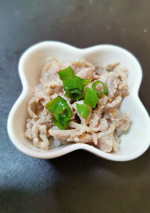 親鳥スライスでひねポン-レシピのメイン写真
