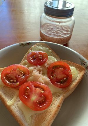 酢生姜　チーズトースト-レシピのメイン写真