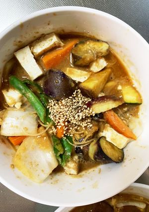 肉無根菜たっぷりきな粉ジンジャー野菜炒め-レシピのメイン写真