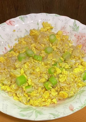 アスパラガスと卵の炒飯-レシピのメイン写真