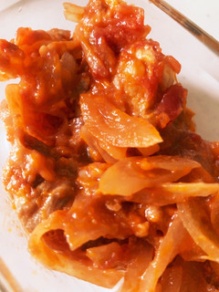 豚肉でトマト煮-レシピのメイン写真
