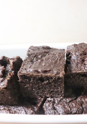 米粉のごまチョコブラウニー風-レシピのメイン写真