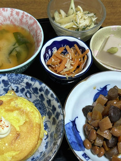 小さなおかず定食(だし巻き丼)-レシピのメイン写真