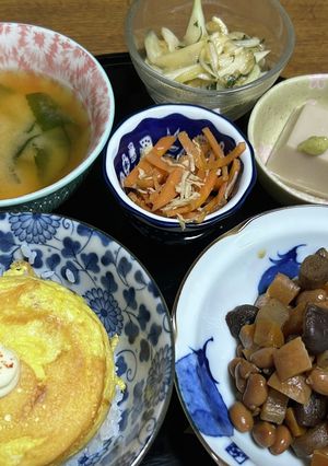 小さなおかず定食(だし巻き丼)-レシピのメイン写真